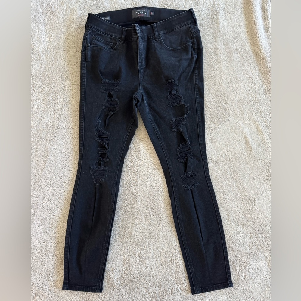 Torrid Black Stretch Bombshell Skinny Women Jeans